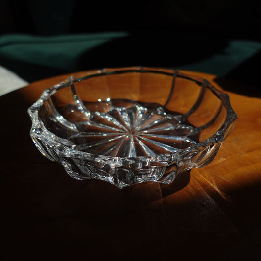 Kristalluntersetzer Blumenmuster